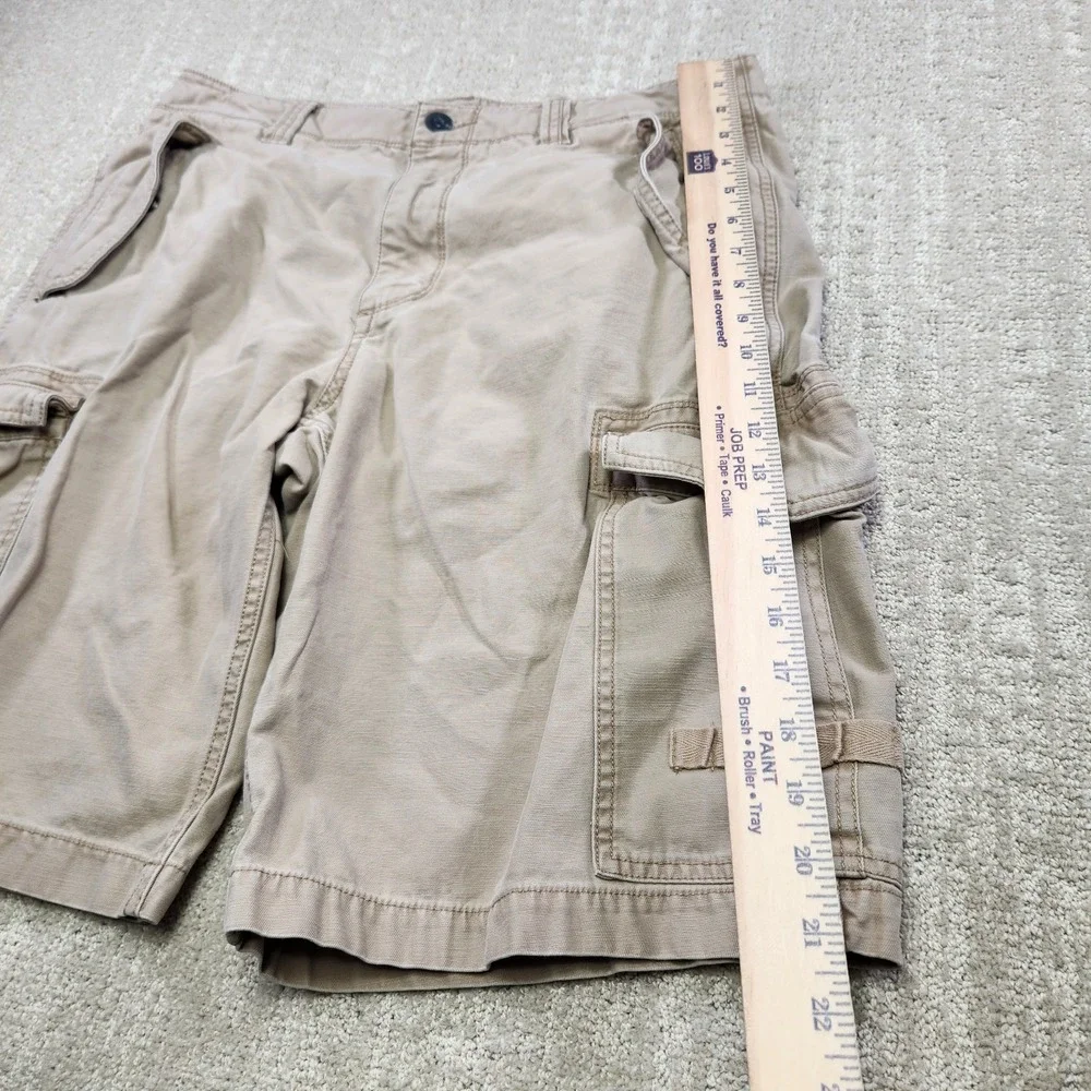 Vintage Paratrooper Style Shorts Men 32 Heavy Cotton Twill Old Navy‎ Military